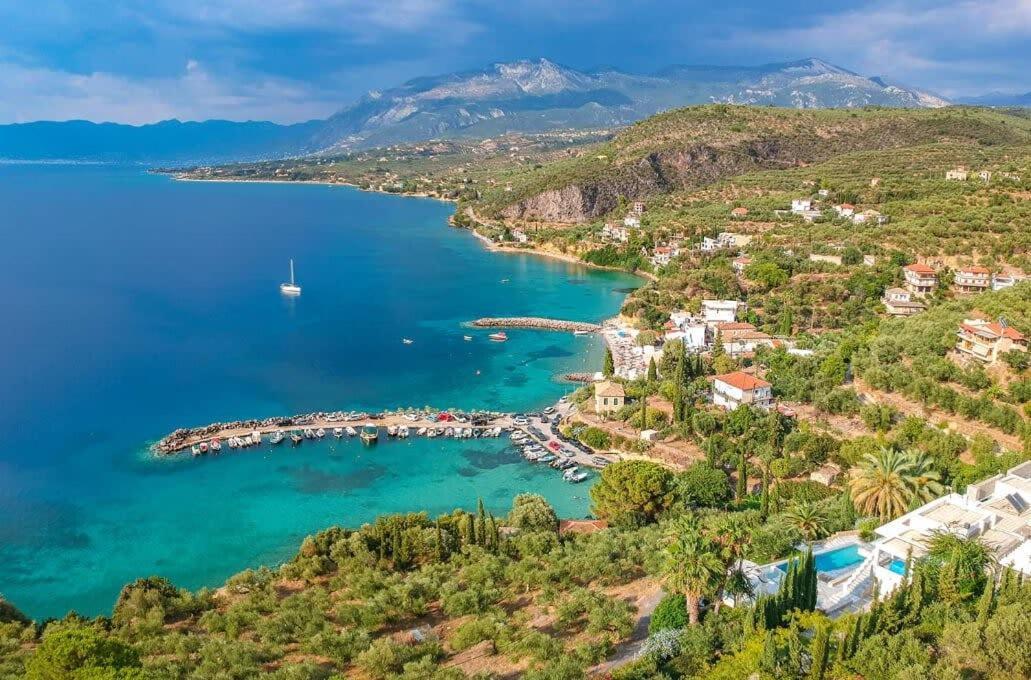 Coastal Stone Hideaway With Stunning Scenery Villa Kitriaí Dış mekan fotoğraf